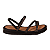 Sandália flatform Metalizada Confortável Feminino Mississipi Me353 - Imagem 2
