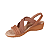 Sandália anabela Confortável Calce Fácil Feminino Campesi Ce233 - Imagem 3