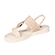 Sandália flatform Pedraria Calce Fácil Moda Feminino Dakota Y9711 - Imagem 6