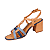 Sandália Salto Bloco Calce Fácil Confortável Feminino Dakota Db111 - Imagem 6