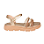 Sandália flatform Confortável Casual Leve Menina Streetcal 025735 - Imagem 1