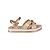 Sandália flatform Infantil Brilho Strass Menina Molekinha 23051574 - Imagem 1