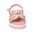 Sandália flatform Infantil Brilho Strass Menina Molekinha 23051574 - Imagem 4
