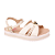 Sandália flatform Infantil Brilho Strass Menina Molekinha 23051574 - Imagem 6
