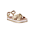 Sandália flatform Infantil Brilho Strass Menina Molekinha 23051574 - Imagem 9