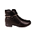 Bota Cano Baixo Ankle Boot Salto Coturno Feminina Dakota D2182 - Imagem 1