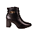 Bota Cano Baixo Curto Zíper Salto Bloco Moda Feminina Dakota D2162 - Imagem 1
