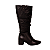 Bota Cano Alto Salto Bloco Montaria Feminino Bottero 346920 - Imagem 1