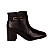 Bota Cano Baixo Couro Salto Bloco Médio Moda Feminino Bebecê 6212103 - Imagem 1
