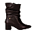 Bota Cano Baixo Couro Salto Bloco Original Feminino Ramarim 2657104 - Imagem 1