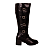 Bota C/ Alto Salto Bloco Conforto Feminino Moon City 73211 - Imagem 1