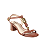 Sandália Salto Bloco 5,5 cm Pedraria Casual Feminino Moleca 5496126 - Imagem 3