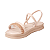 Sandália flatform Casual Verão Pedraria Feminino Mississipi Mf037 - Imagem 4