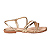 Sandália rasteira Casual Verão Brilho Feminino Mississipi J0661 - Imagem 1
