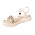 Sandália flatform Casual Brilho Leve Menina Pink Cats V5876 - Imagem 3