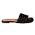 Tamanco rasteira Slide Casual Brilho Feminino Dakota Db941 - Imagem 1