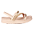 Sandália flatform Casual Conforto Brilho Feminino Mississipi - Imagem 1