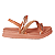 Sandália flatform Casual Conforto Brilho Feminino Mississipi - Imagem 2