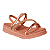 Sandália flatform Casual Conforto Brilho Feminino Mississipi - Imagem 5