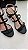 Sandália Taissa Croco Preto - Imagem 1
