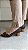Scarpin peep toe Melodie Croco Brown - Imagem 2