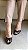 Scarpin peep toe Melodie Croco Brown - Imagem 3