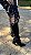 Bota Aron Cano Longo Preto - Imagem 2