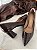 Scarpin Anne croco Brown - Imagem 3