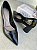 Scarpin Anne croco Preto - Imagem 1