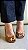 Sandália peep toe Vicky Cinnamon - Imagem 3