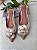 Sapatilha Cindy off white/ ocre - Imagem 2