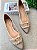 Sapatilha Naty Tela off white / Couro Travertino - Imagem 3