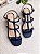 Sandália Persea croco Navy - Imagem 1