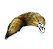 Plug Anal P Metal Dourado Rabo Raposa - Imagem 1