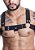 Harness Black Elastic Metal Circular Exp - Imagem 1