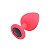 Plug Anal M Silicone Rosa - Imagem 1