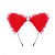 Kit Plug P Silicone Coelhinha Sensual Vermelho - Imagem 2