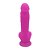 Dildya Protese Peniana Silicone Ventosa Rosa 20x3,5cm - Imagem 2