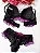 Conjunto Love Preto/Roxo - Imagem 2