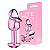 Lite Plug Anal P Formato Pênis e Glande Rosa - Imagem 1