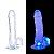 Dildo Realístico LED Colorido 18,5x3,6cm - Imagem 1