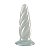 Plug Anal Chifre de Unicórnio Branco 14cm - Imagem 1