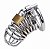 Cinto Castidade Metal Masculino Cadeado - Imagem 1