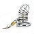 Cinto Castidade Metal Masculino Cadeado - Imagem 2