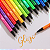 Caneta Glizi Fineliner 24 Cores Color – Ponta Fina 0.4 mm | Canetas Coloridas para Desenho, Escrita e Lettering - Imagem 5