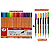 Kit Canetas Coloridas Ponta Fina 24 Cores + 6 Canetas Coloridas Gel com Glitter Perfumadas - Imagem 1