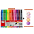 Kit Canetas Coloridas Ponta Fina 24 Cores + Marca Texto Unicórnio 3 Cores - Imagem 1