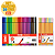 Kit Canetas Glizi – 24 Fineliner Cores Vivas + 10 Fineliner Pastel - Imagem 1