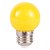 Lâmpada Bolinha 7w Incandescente E-27 Amarela 220v BRASFORT - Imagem 1