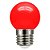 Lâmpada Bolinha 7w Incandescente Vermelha 220v Brasfort - Imagem 1